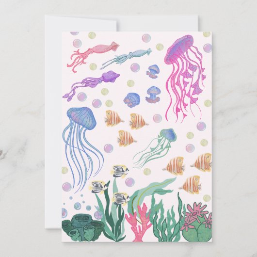 In het kader van de uitnodiging tot het Baby showe (Achterkant)