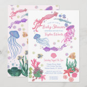 In het kader van de uitnodiging tot het Baby showe (Voorkant / Achterkant)