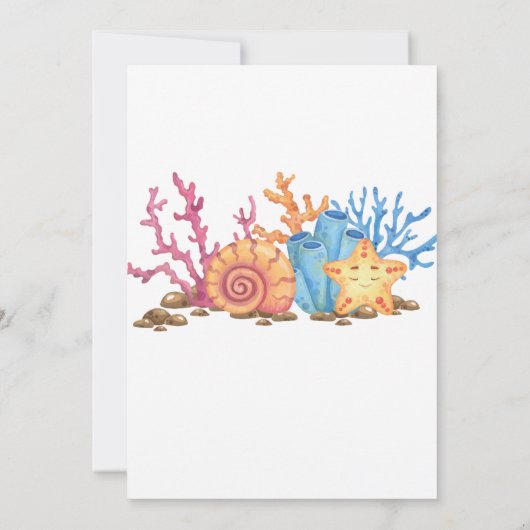 In het kader van de uitnodiging tot het Baby showe (Achterkant)