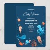 In het kader van de uitnodiging tot het Baby showe (Voorkant / Achterkant)