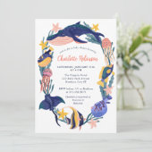 In het kader van de uitnodiging tot het Baby showe (Staand voorkant)