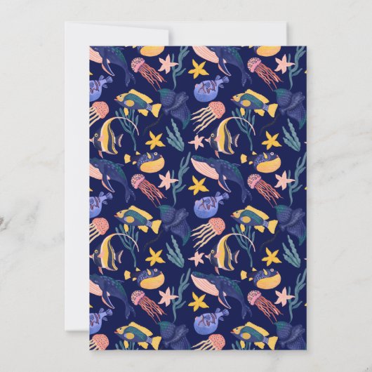 In het kader van de uitnodiging tot het Baby showe (Achterkant)