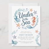 In het kader van de uitnodiging tot het Baby showe (Voorkant)