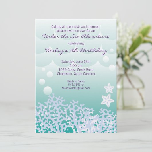 In het kader van de uitnodiging van de Birthday Pa (Staand voorkant)