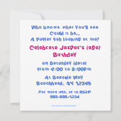 In het kader van de uitnodiging van de partij van  (Achterkant)