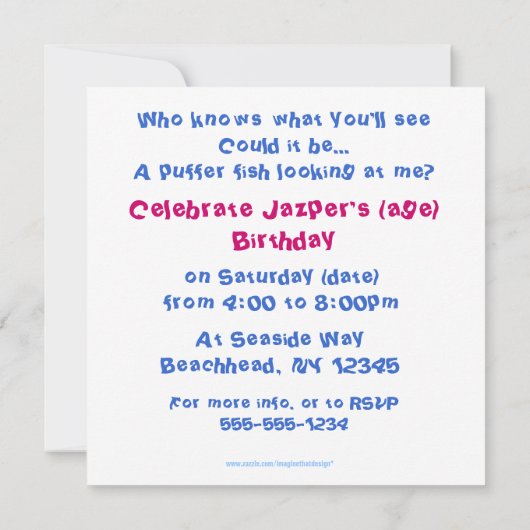 In het kader van de uitnodiging van de partij van  (Achterkant)