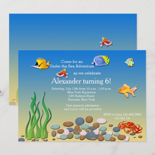 In het kader van de uitnodiging van de partij van  (Voorkant / Achterkant)