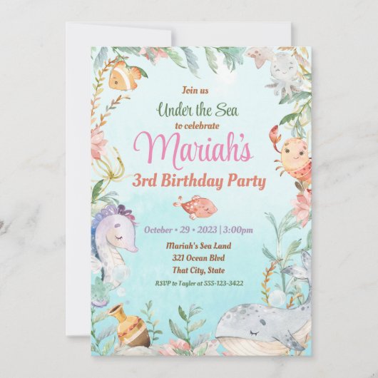 In het kader van de uitnodiging van de waterverf v (Voorkant)