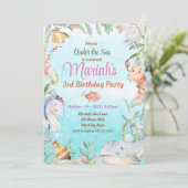 In het kader van de uitnodiging van de waterverf v (Staand voorkant)