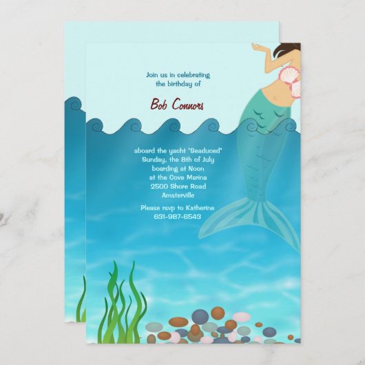 In het kader van de uitnodiging van de Zee (Voorkant / Achterkant)