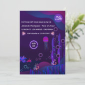 In het kader van de uitnodiging van de Zee Glow Gr (Staand voorkant)