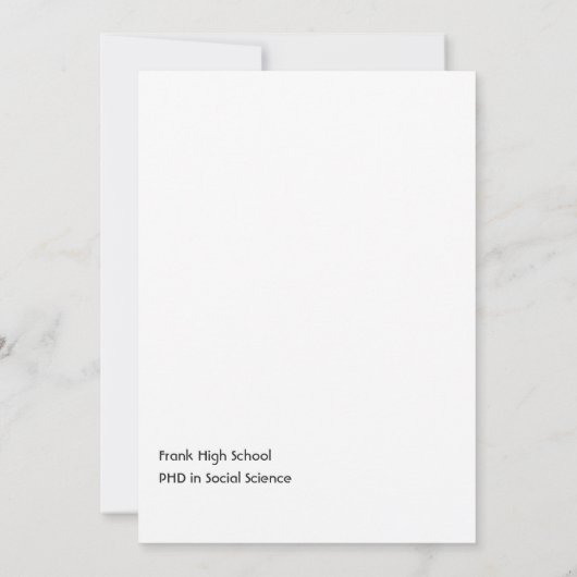 In het kader van de uitnodiging van de Zee Glow Gr (Achterkant)