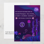 In het kader van de uitnodiging van de Zee Glow Gr (Voorkant / Achterkant)