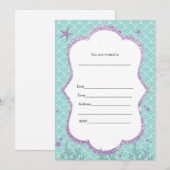 In het kader van de uitnodiging van de Zee Paars B (Voorkant / Achterkant)