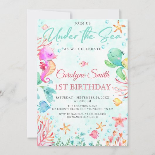 In het kader van de uitnodiging van de Zee van Bir (Voorkant)