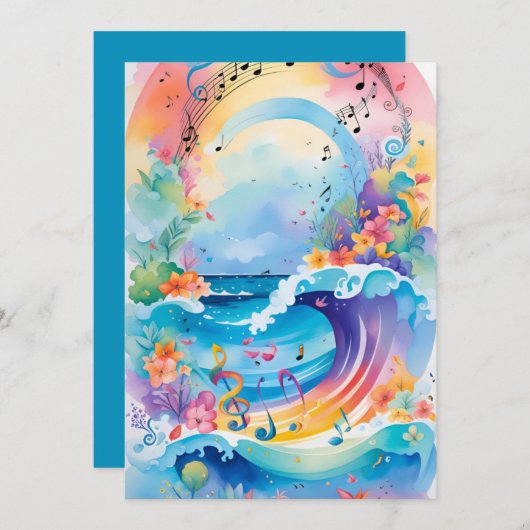 In het kader van de uitnodiging van de Zee van Bir (Voorkant / Achterkant)