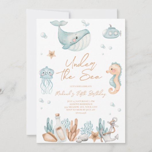 In het kader van de uitnodiging van de Zee van Bir (Voorkant)