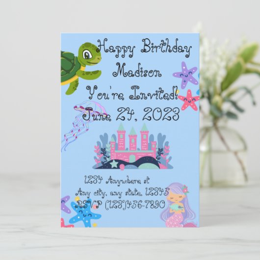 In het kader van de uitnodiging van de Zee van Bir (Staand voorkant)