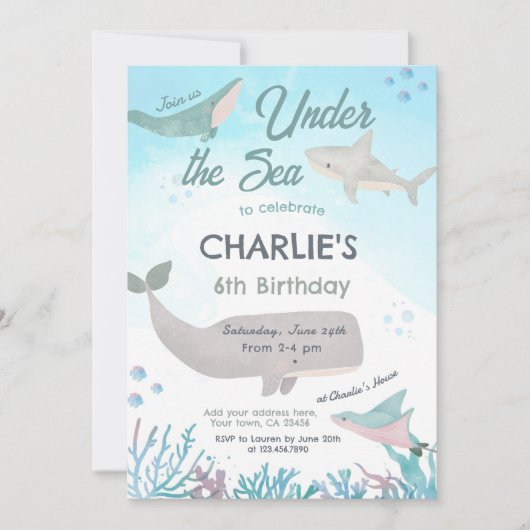 In het kader van de uitnodiging van de Zee van Bir (Voorkant)