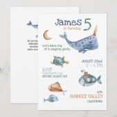 In het kader van de uitnodiging van de Zee van Bir (Voorkant / Achterkant)