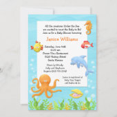 In het kader van de uitnodiging van het Baby showe (Voorkant)