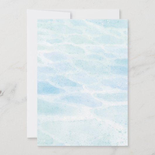 In het kader van de uitnodiging van het baby showe (Achterkant)