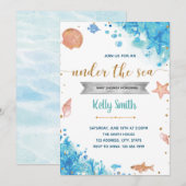 In het kader van de uitnodiging van het baby showe (Voorkant / Achterkant)