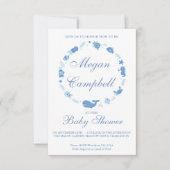 In het kader van de uitnodiging van het Baby showe (Voorkant)