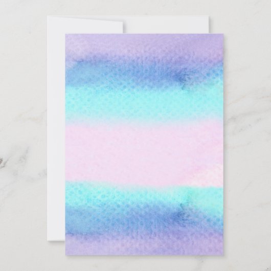 In het kader van de uitnodiging van het Baby showe (Achterkant)