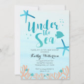 In het kader van de uitnodiging van het Baby showe (Voorkant)