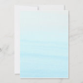 In het kader van de uitnodiging van het Baby showe (Achterkant)