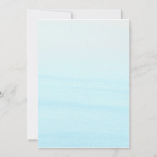 In het kader van de uitnodiging van het Baby showe (Achterkant)