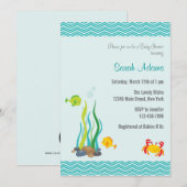 In het kader van de uitnodiging van het Baby showe (Voorkant / Achterkant)