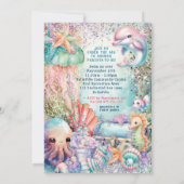 In het kader van de uitnodiging van het Baby showe (Achterkant)