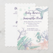 In het kader van de uitnodiging van het Baby showe (Voorkant / Achterkant)