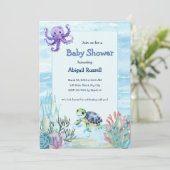 In het kader van de uitnodiging van het Baby showe (Staand voorkant)