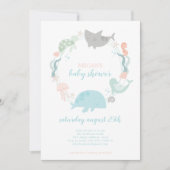 In het kader van de uitnodiging van het Baby showe (Voorkant)