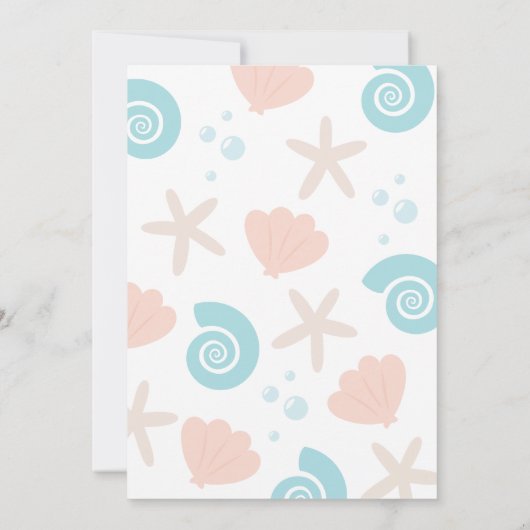 In het kader van de uitnodiging van het Baby showe (Achterkant)