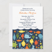 In het kader van de uitnodiging van het Baby showe (Voorkant)