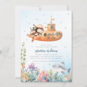 In het kader van de uitnodiging van het Baby showe (Voorkant)