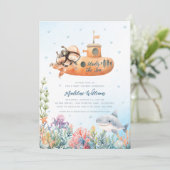 In het kader van de uitnodiging van het Baby showe (Staand voorkant)