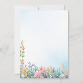 In het kader van de uitnodiging van het Baby showe (Achterkant)