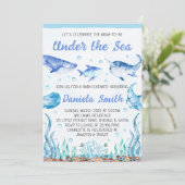 In het kader van de uitnodiging van het Baby showe (Staand voorkant)