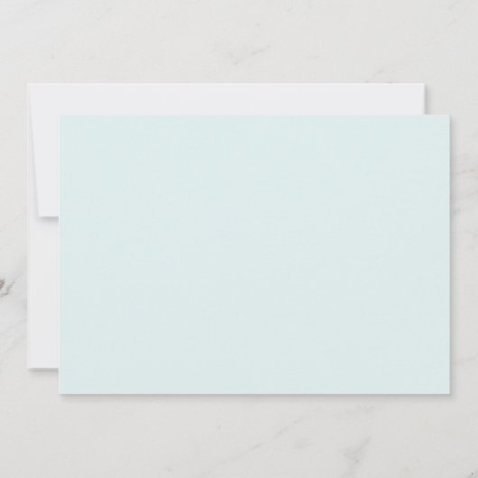 In het kader van de uitnodiging van het Baby showe (Achterkant)