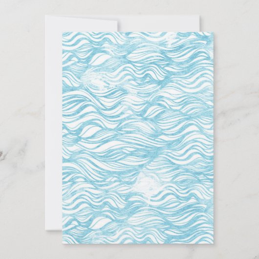 In het kader van de uitnodiging van het Baby showe (Achterkant)