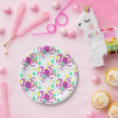 In het kader van de uitnodiging van het zee, Octop Papieren Bordje (Feest)