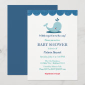 In het kader van de uitnodiging voor het Baby show (Voorkant / Achterkant)