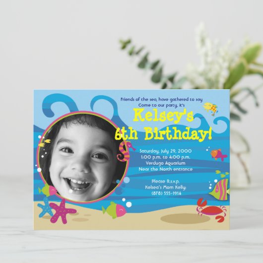 In het kader van de uitnodigingen van de partij Ze (Staand voorkant)