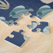 In het kader van de Waterverf van de Zee oceaandie Legpuzzel (Zijkant)