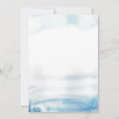 In het kader van de Zee Birthday Invitation, Ocean Kaart (Achterkant)